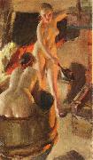 Anders Zorn Women Bathing in the Sauna Germany oil painting artist